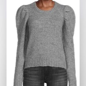 DEREK LAM 10 CROSBY - Puff Sleeve Alpaca Blend Sweater